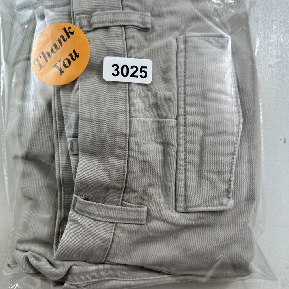 VTG Banana Republic‎ Mens 34 Army Cargo Shorts Beige Canvas Skater Y2K Military